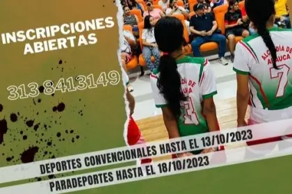 Inician las inscripciones para los juegos deportivos y paradeportivos de Arauca