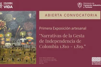 Artesanos colombianos son convocados a contar la historia de la Independencia a través de sus creaciones