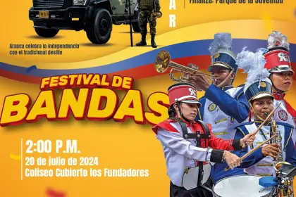 La organización del desfile militar y el festival de bandas del 20 de julio avanza a buen ritmo