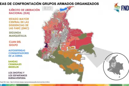  Crisis humanitaria y expansión armada, el preocupante panorama de seguridad en Colombia según informe de la FDN