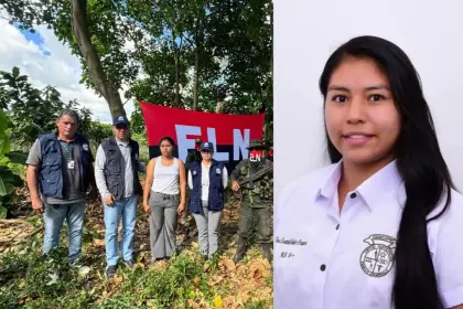 Jessica Mariana Albarracín, madre de dos niños pequeños, había sido llevada en contra de su voluntad el pasado sábado. Fue entregada este lunes a una comisión humanitaria.