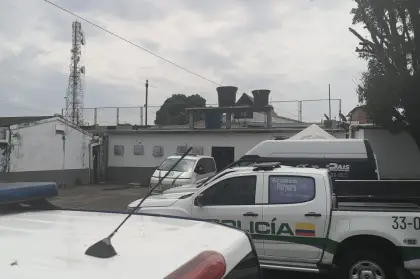 Interior de la Estación de Policía en Arauca