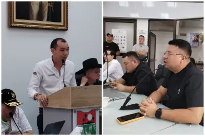 El alcalde respaldó a su funcionario. 