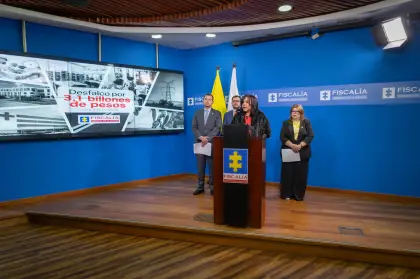 Donde la Fiscalía reveló el billonario desfalco a 19 departamentos.