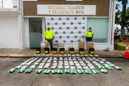 Detectada por las autoridades. 22 millones de pesos perdidos. Cortesía: Policía Nacional.