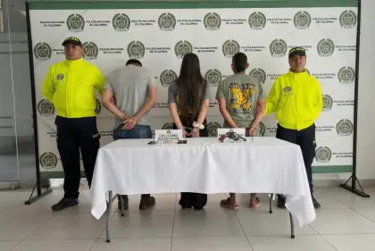 Fueron capturados por la Policía Nacional.