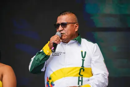 Gobernador del Vichada, anuncia ayudas para damnificados por el terremoto.