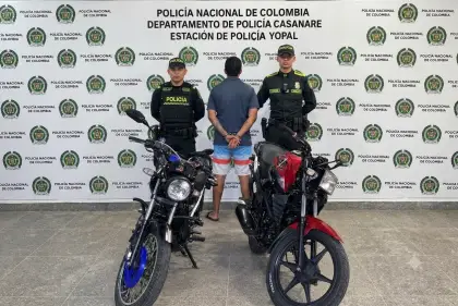 Lo sindican del hurto de 2 motocicletas en la capital Casanareña.