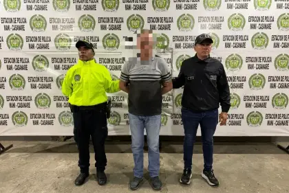 Capturado por las autoridades.
