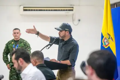 Durante el Consejo de Seguridad en Arauca.
