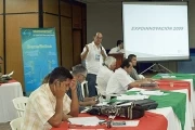 <p>Alcaldes asistentes al Primer Encuentro de municipios de Frontera.</p>
