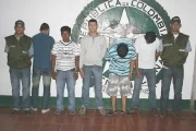 <p>Las personas capturadas fueron dejadas a disposici&oacute;n de la Fiscal&iacute;a &uacute;nica de Tame, inform&oacute; la Polic&iacute;a Nacional.</p>
