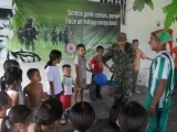 <p>Adem&aacute;s de la atenci&oacute;n m&eacute;dica la comunidad tambi&eacute;n disfruta de la recreaci&oacute;n.</p>