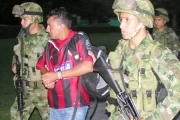 John Javier Rueda Pedroza, presunto guerrillero de las Farc, capturado por el Ejército en Puerto Jordán, Tame, fue trasladado a la ciudad de Arauca donde es requerido por la Fiscalía.