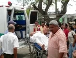 <em>Arribo de accidentados al Hospital San Vicente de Arauca.</em> 