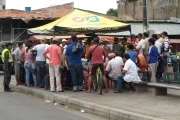 Actividad realizada en el sector de la plaza de mercado de Arauca.