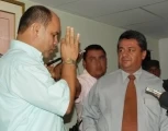 Toma posesión como Gobernador de Arauca de Freddy Forero Requiniva, ante el Tribunal Superior de Arauca.
