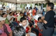 <em>Funcionario del Fondo de Prevenci&oacute;n Vial dicta charla a conductores de Arauca.</em>