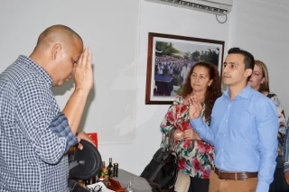 Javier Fernando Gaona Sánchez, asumió como nuevo secretario de Gobierno Municipal, ante el alcalde Luis Emilio Tovar.