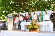 “Con este Gimnasio al Aire Libre, generamos hechos de paz”, afirmó el Alcalde en la inauguración del primer parque biosaludable del país.