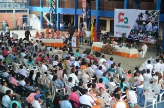 Gobernador estrenó su nuevo programa institucional CONVERSAR en Arauquita.