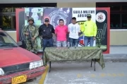 Gaula militar capturó en el centro de la capital del departamento de Arauca al presunto responsable de la muerte de un niño y su padre en Puerto Jordán, en el mes de octubre de 2012.