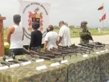 Continúan operativos contra las farc en el departamento de Arauca, el Ejército incauto armas y explosivos. También la presión sobre los miembros de esta agrupación hizo que se desmovilizaran 6 guerrilleros.