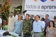 La Ministra de Educación Nacional, María Fernanda Campos, en Arauca puso en marcha su programa para la transformación de la calidad educativa todos a aprender.