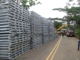 El puente Acrow traido de Tolemaida tiene una capacidad para vehículos con un máximo de 50 toneladas de peso.