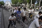 En la celebración del día del medio ambiente en Arauca realizaron el medio día sin carros y un ciclo paseo por las principales calles del municipio.