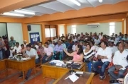 Asamblea de Arauca en sesión descentralizada en el municipio de Arauquita, este jueves 18 de julio de 2013.