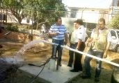 Tres pozos profundos para suministrar agua a los habitantes de Yopal entregó la Administración Municipal, con lo que minimizan  la crisis generada por falta del preciado liquido desde hace más de un año.