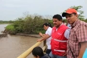 El alcalde Willman Enrique Celemín Cáceres visitó las veredas afectadas por el invierno en Yopal.