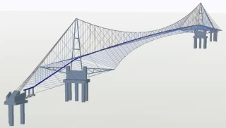 Construcción del paso elevado sobre el río Ariporo.