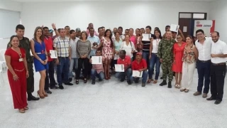 En el Meta 40 personas desmovilizadas se graduaron y desde hoy hacen parte una nueva vida.