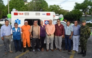 Petrolera entrega una ambulancia medicalizada para el servicio de la comunidad de Paz de Ariporo, Casanare