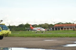 La gobernación de Arauca pone al servicio de la comunidad el avión ambulancia.