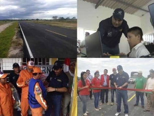 Varias fueron las obras que inauguró el gobernador Facundo Castillo Cisneros en su tierra natal Cravo Norte, departamento de Arauca.