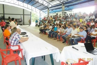 En el Centro Poblado de la Esmeralda, municipio de Arauquita la asamblea departamental realizó sesión descentralizada.