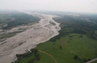 Unidad Nacional de Gestión del Riesgo, oficializó entrega de mil millones de pesos, para obras de protección y encausamiento del rio Guayuriba.