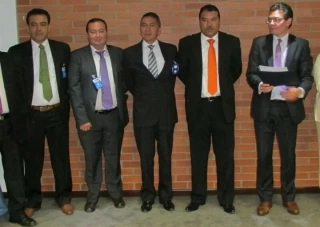 Acto de entrega del reconocimiento internacional por el manejo eficiente y adecuado en el control de la enfermedad de Chagas.