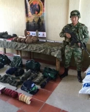 Ejército incautó armas y explosivos en una caleta encontrada en zona rural de Paz de Ariporo, Casanare. Afirmaron que estas pertenecían a la guerrilla del ELN.