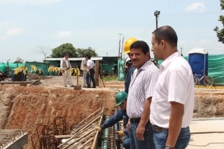 A pesar de recorte en recursos de regalías, avanza construcción de obras y proyectos en varios sectores de Yopal.