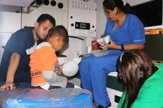 El Grupo Aéreo del Oriente transportó a niño herido en vereda de La Primavera, Vichada.