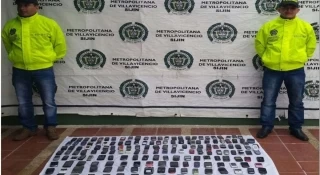 256 casos menos de hurto que el año anterior con una reducción de -8eveló la Policía.