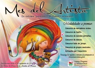 Octubre celebración del mes del artista