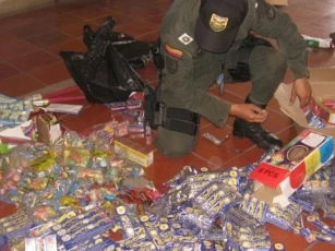 A través del plan En esta Navidad vamos seguros, Un compromiso de corazón, el Departamento de Policía Meta controla la venta y transporte de fuegos pirotécnicos.