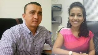 Edison Baltazar Rodríguez, llega a la oficina jurídica y Maira Alejandra Rojas, secretaria privada, nuevos funcionarios de la alcaldía de Arauca.
