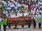 El fin de la violencia y por la paz marcharon los araucanos.