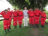 El Cuerpo de Bomberos de Sabanalarga, en el departamento de Casanare recibieron una dotación de 12 kits de uniformes.